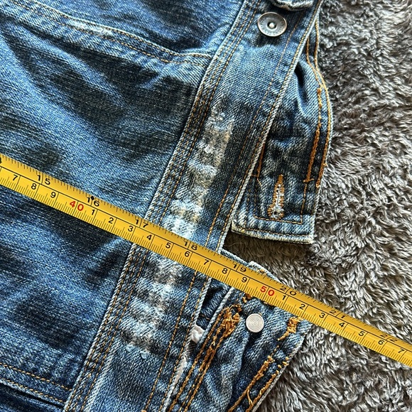 Mossimo cropped denim jacket size L - Picture 5 of 5